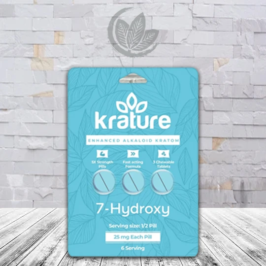 Krature 25mg 7-Hydroxy Tablets | 3ct Pack