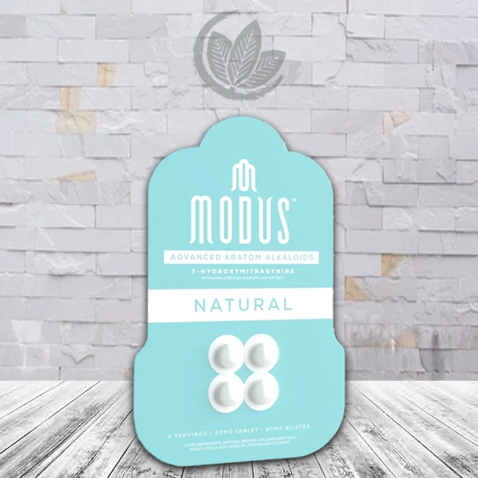 Modus Advanced Kratom Alkaloids 7-Hydroxy Extract Tablets 4ct flavor natural