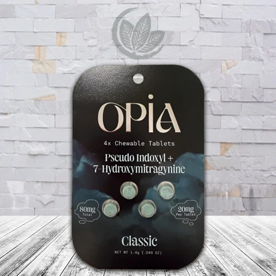 OPiA Pseudoindoxyl + 7-Hydroxymitragynine Chewable Tablets 4ct