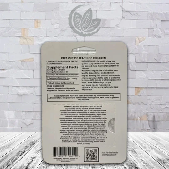 Press’d Extra Strength 7-Hydroxymitragynine Tablets 40mg - Image 4