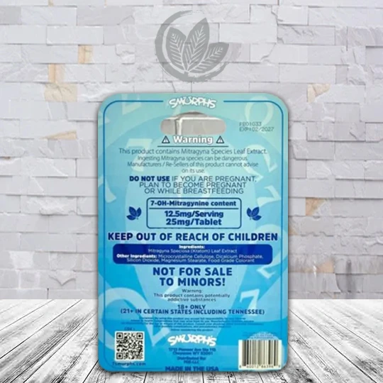 Smurph’s Premium 7-Hydroxymitragynine Extract Tablets 4ct