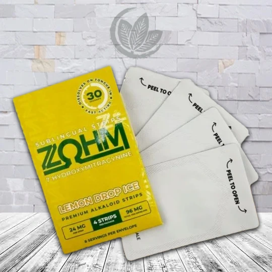 Zohm 7-Hydroxymitragynine Sublingual Strips 24mg