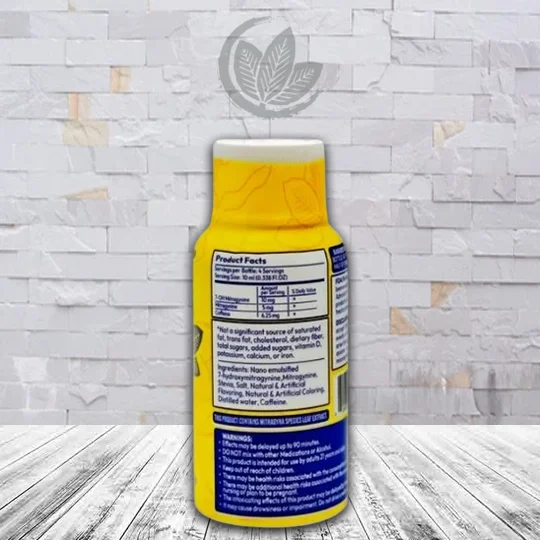 Dozo Liquid PERKS 7-Hydroxymitragynine Extract Shot 40mg Wild Mango Supplement Facts