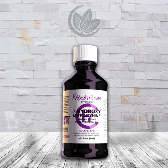 Hydro7even 7-Hydroxy Mitragynine Extract Syrup 60mg Grape Ape