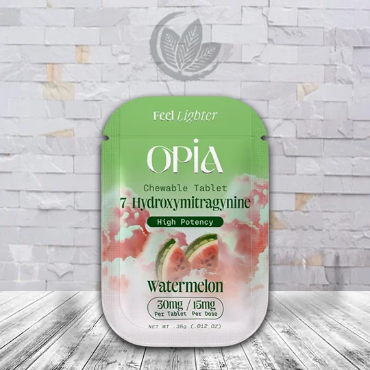 OPiA 7-Hydroxymitragynine High Potency Chewable Tablet 1ct Watermelon
