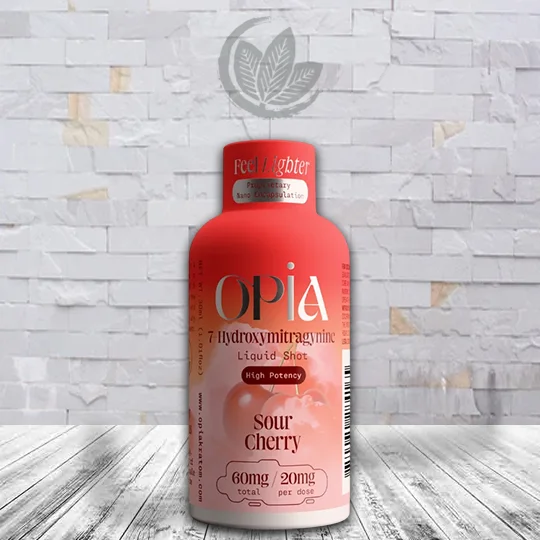 OPiA 7-Hydroxymitragynine High Potency Liquid Extract Shot 60mg Sour Cherry