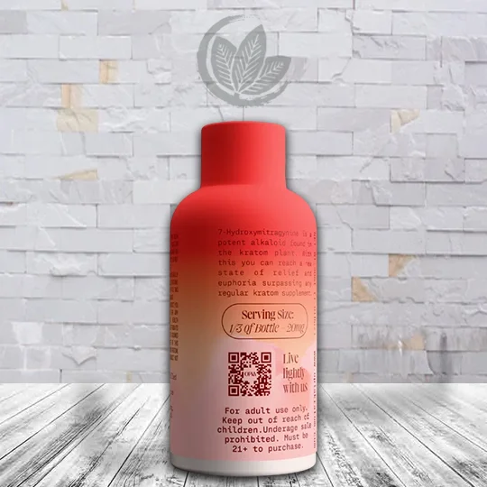 OPiA 7-Hydroxymitragynine High Potency Liquid Extract Shot 60mg Supplement Facts Sour Cherry