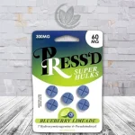 Press'd Kratom 7-Hydroxy + Pseudo Super Hulks 5ct 60mg Blueberry Limeade