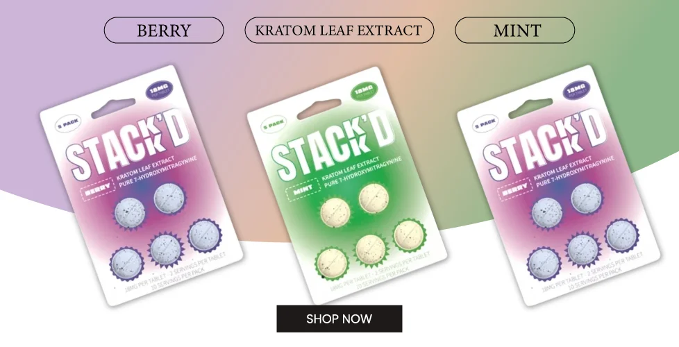 STACK’D Pure 7-Hydroxymitragynine Tablets 5ct