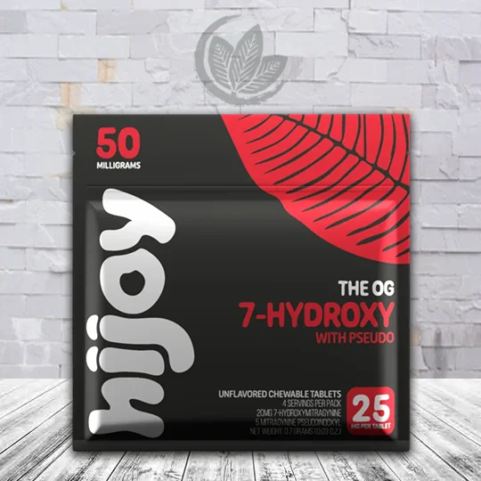 Hijoy 7-Hydroxy With Pseudo Chewable Tablets 4ct The OG