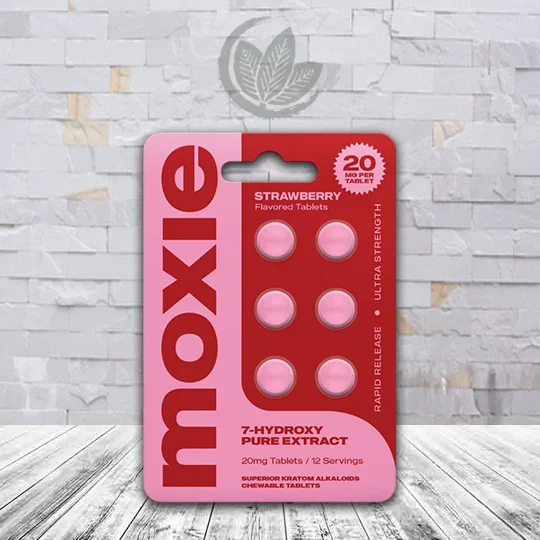 Moxie 7-Hydroxy Pure Extract Tablets 6ct Strawberry
