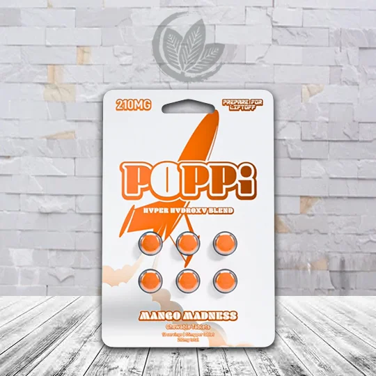 POPPi Hyper Hydroxy Chewable Tablets 210mg - Mango Madness