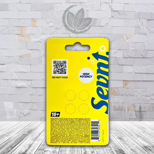 Sevn Ultra Strength 7-Hydroxy Chewable Extract Tablets 4ct Yellow Boats (Banana) Supplement Facts