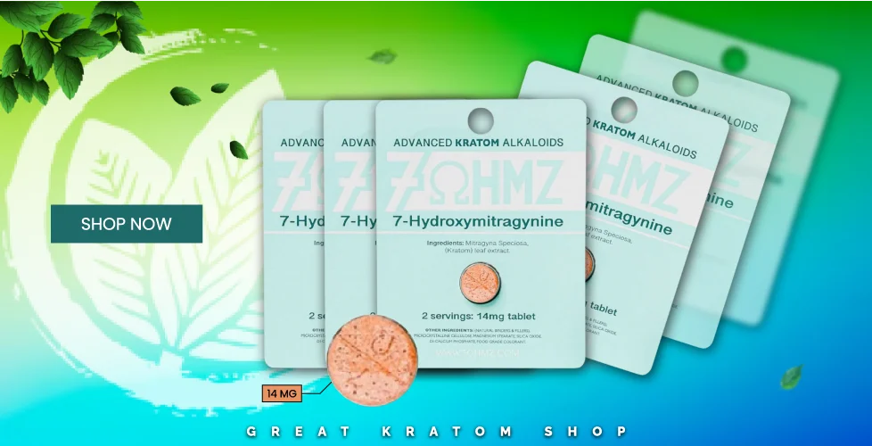 7OHMZ 7-Hydroxymitragynine Extract Tablets 1ct