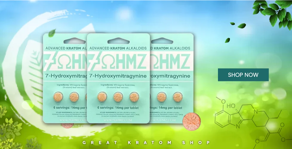 7OHMZ 7-Hydroxymitragynine Extract Tablets 3ct