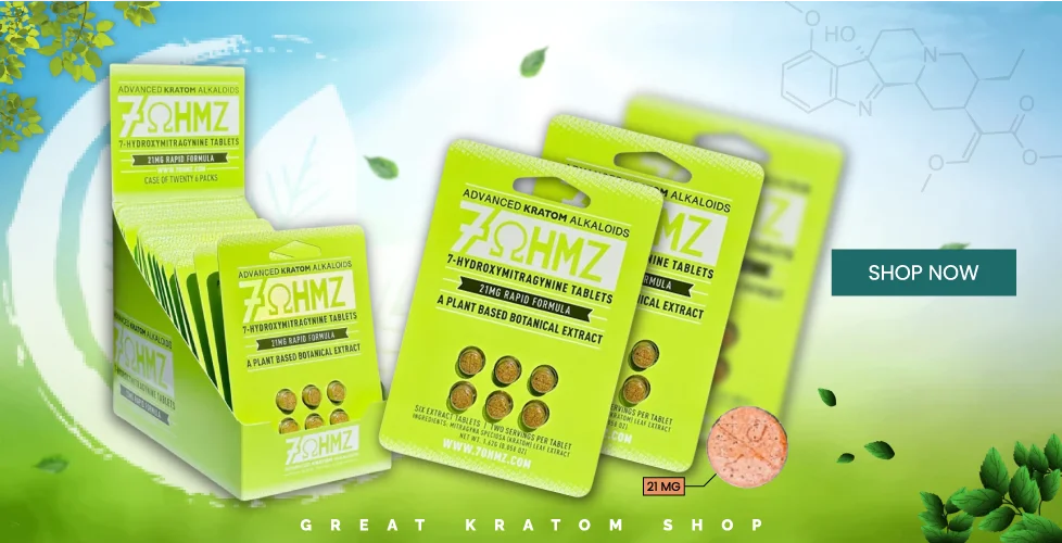 7OHMZ 7-Hydroxymitragynine Rapid Formula Tablets 21mg