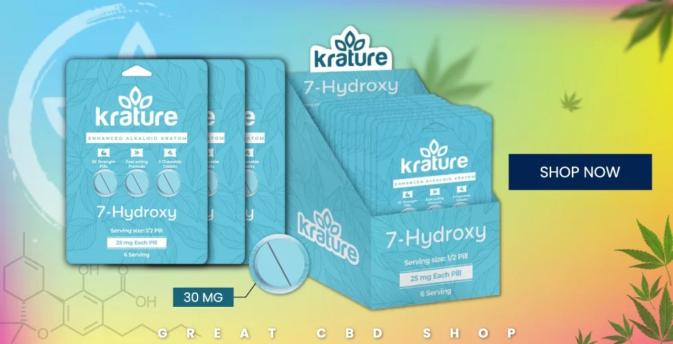 Krature 25mg 7OH Tablets | 3-Count Blister Pack