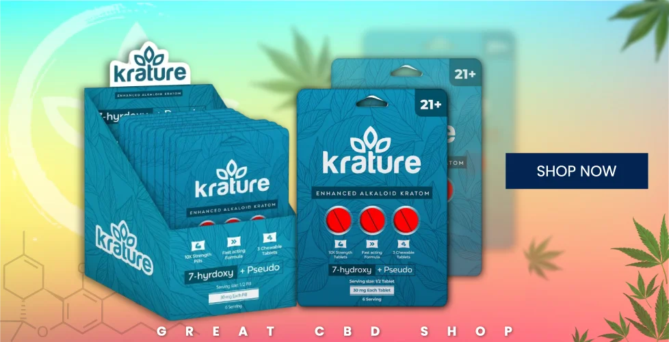 Krature 30mg 7-Hydroxy + Pseudo Tablets 3ct