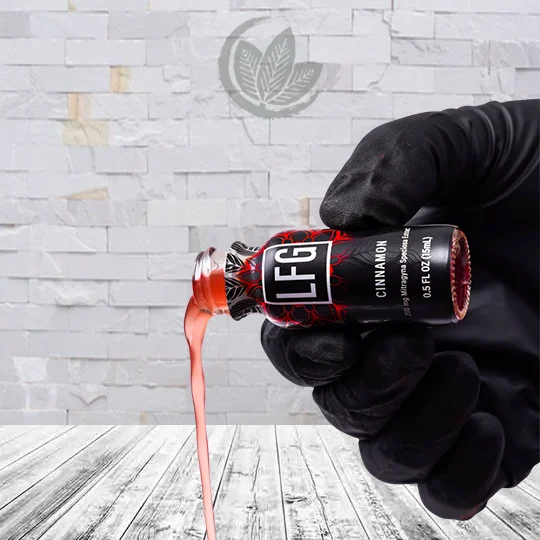 LFG Kratom Liquid Extract Shot 15ml Cinnamon Liquid Pour