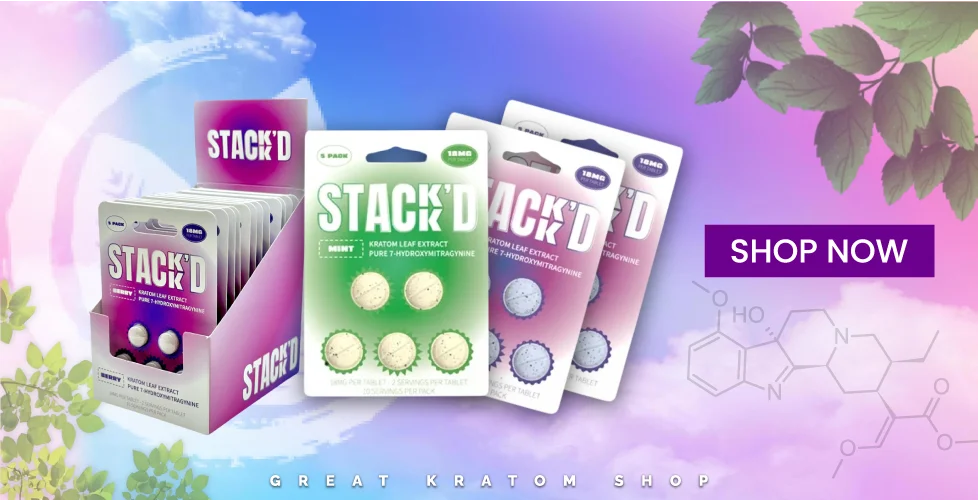 Stack’d Pure 7-Hydroxymitragynine Tablets 5ct