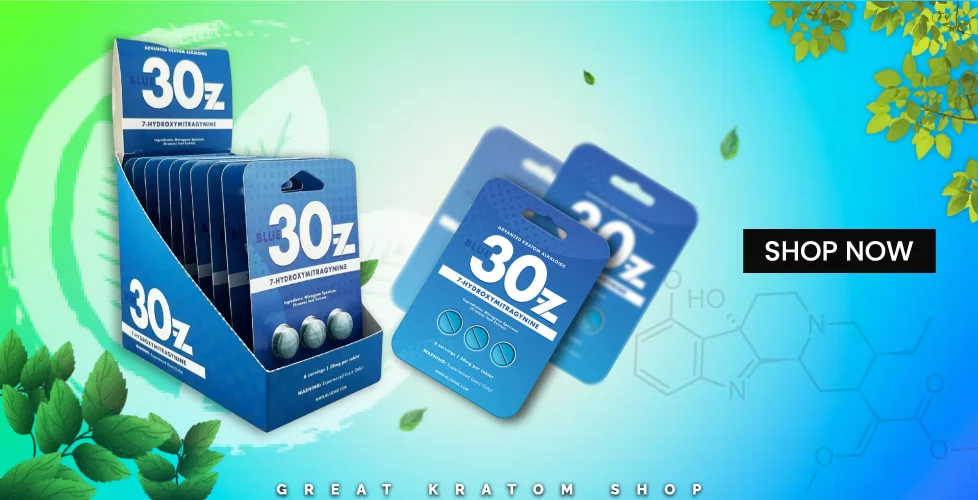 Blue 30z 7-Hydroxy Tablets 3ct Blister Pack