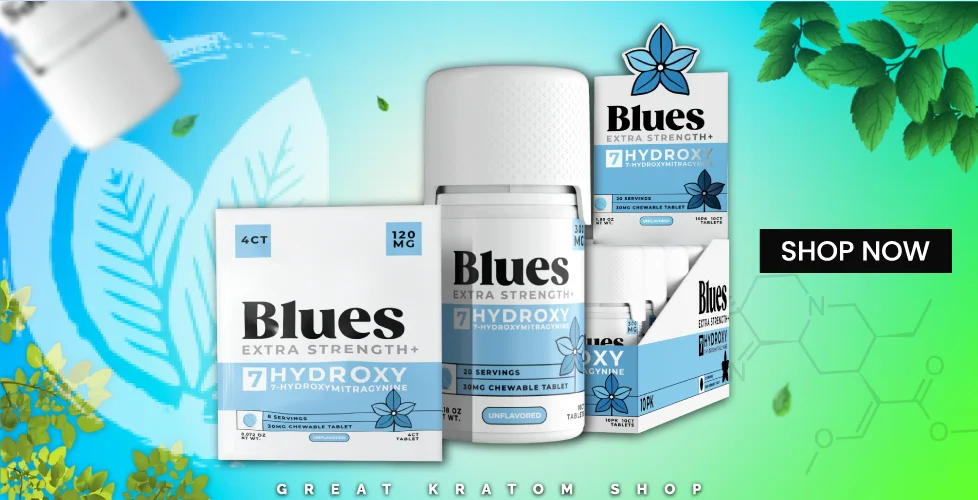 Blues Extra Strength 7-Hydroxy Extract Tablets