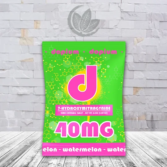 Dopium 7-Hydroxymitragynine Chewable Extract Tablets 1ct Watermelon