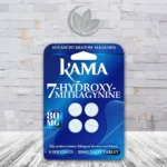 Kama 7-Hydroxy Mitragynine Chewable Tablets 80mg - Natural 4ct Single Blister Pack