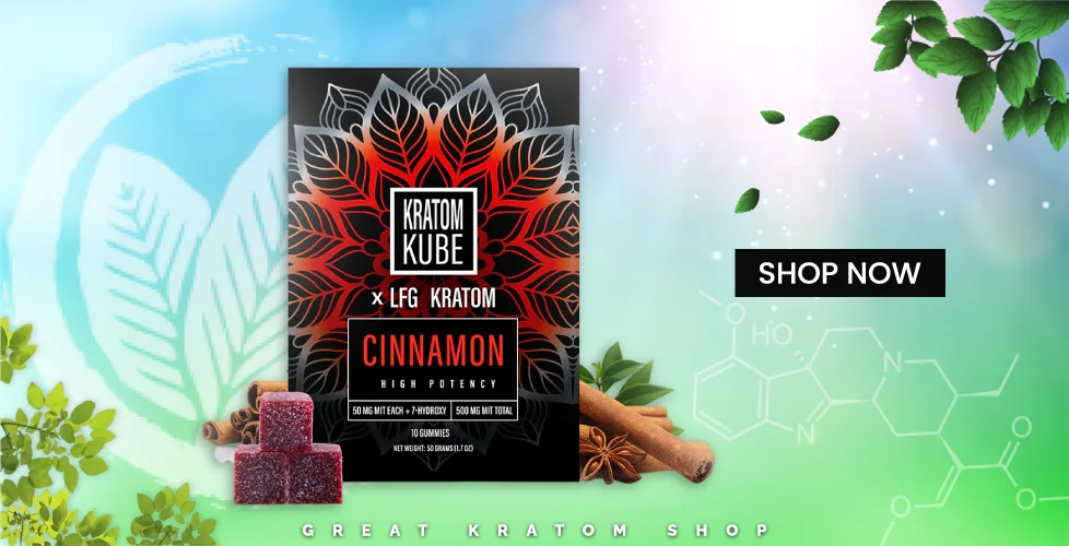 Kratom Kube X LFG Kratom 7-Hydroxy + MIT Gummies 10ct