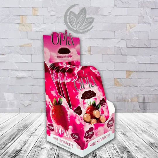 Opia Ultra 7-OH High Potency Chewable Tablets 60mg Per Tablet - Sour Strawberry -- BULK CASE DEAL 10 x 4ct = 40 TABLETS