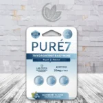 Pure7 7-OH Rapid Release Extra Strength Chewable Tablets 20mg - Blueberry 3ct Single Blister Pack