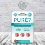 Pure7 7-OH Rapid Release Extra Strength Chewable Tablets 30mg - Strawberry 3ct Single Blister Pack