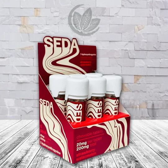 Seda 7-hydroxymitragynine Tablet 20mg Bulk Display Deal - Strawberry Watermelon