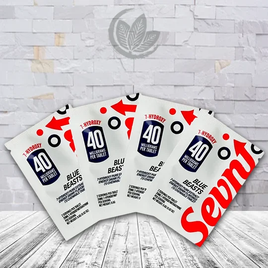 Sevn 7-Hydroxy 40mg Tablets Blue Beasts -- 4ct Single Pack