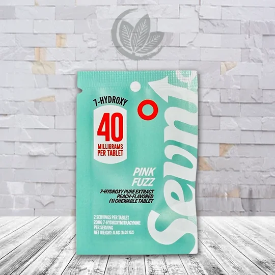 Sevn 7-Hydroxy 40mg Tablets Pink Fuzz -- 1ct Single Pack