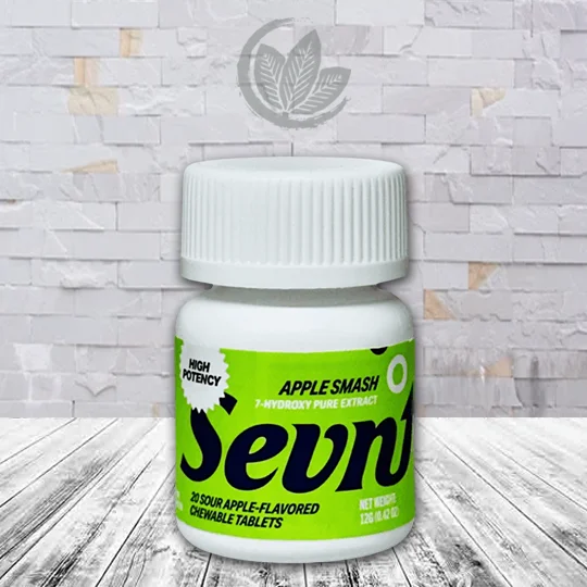 Sevn 7-Hydroxy High Potency Tablet 40mg - Apple Smash -- 20Ct Bottle