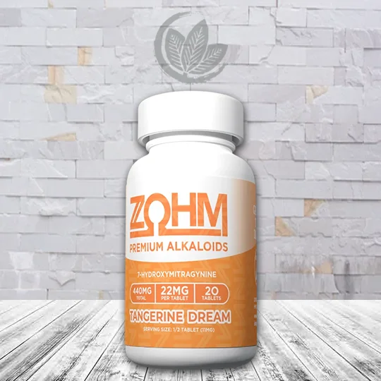 Zohm 7-Hydroxymitragynine Extract Tablets 3ct Tangerine Dream