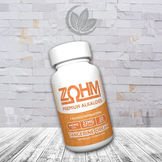 Zohm 7-Hydroxymitragynine Extract Tablets 3ct Tangerine Dream