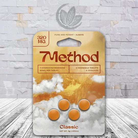7Method 7-Hydroxymitragynine Tablets 320mg - Classic -- 4ct Blister Pack