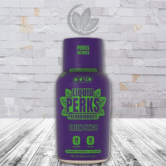Dozo Liquid PERKS Pseudoindoxyl Extract Shot 40mg Green Punch