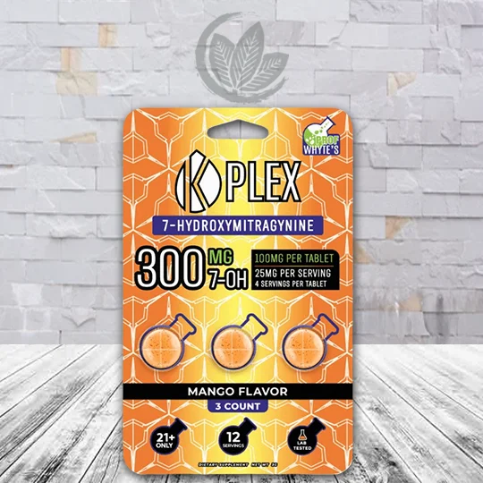 Prof Whyte's K Plex 7-Hydroxy 300mg - Mango 3ct Single Blister Pack