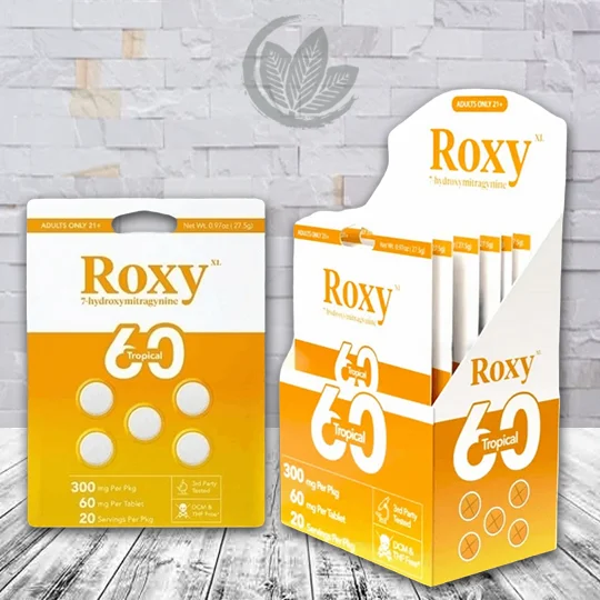 Roxy XL 7-hydroxymitragynine Tablets 60mg - Tropical