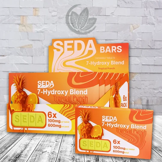 Seda 7 hydroxymitragynine Chewable Tablet 100mg Tropical Punch