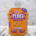 Dozo PERKS 7-Hydroxymitragynine Tablets 4ct --100mg - Peach Kiwi-- LVLUP Blend