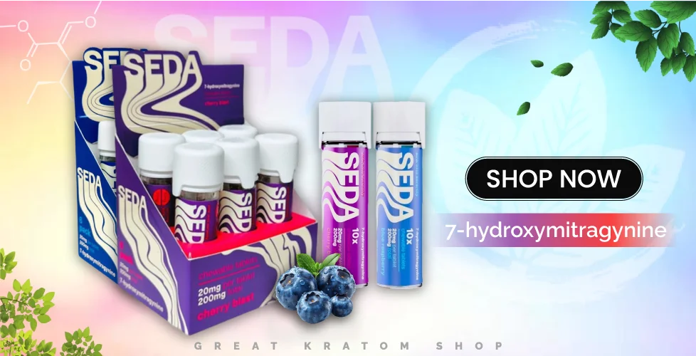 Seda 7-hydroxymitragynine Tablet 20mg | 10ct