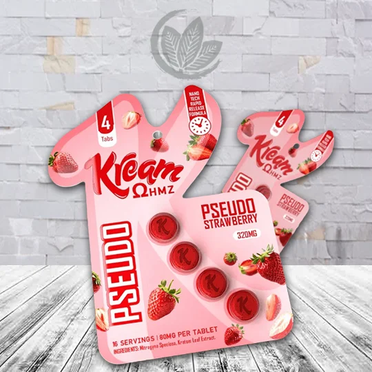 Kream Psuedo Nano Tech Tabs 80mg - Strawberry -- 4ct Blister Pack