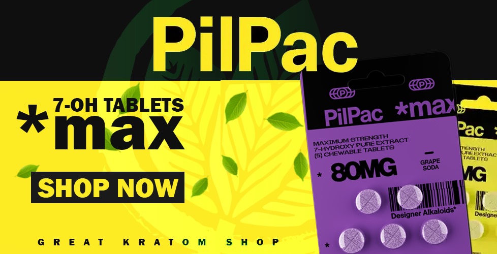 PilPac Max Strength 7-Hydroxy Tablets 80mg