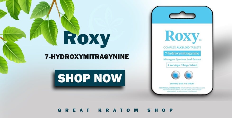 Roxy Complex Alkeloid 7-Hydroxymitragynine Tablets 2ct