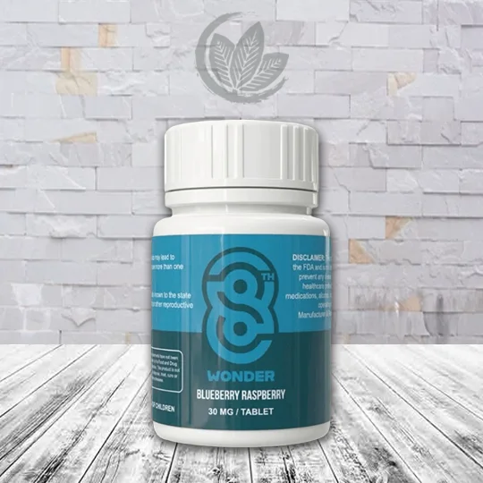 8th Wonders 30mg Kratom Tablet 10ct - Blue Raspberry