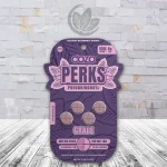 Dozo Perks Psuedo Tablets 100mg 4ct - Grape 4ct Single Blister Pack
